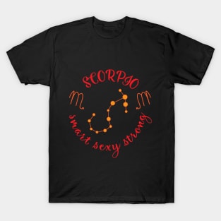 Scorpio Smart Sexy Strong T-Shirt